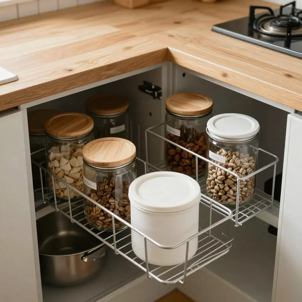 Professional kitchen organization workspace